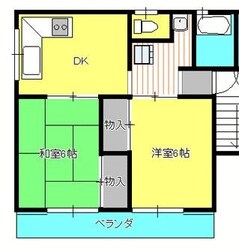 茂福荘の物件間取画像